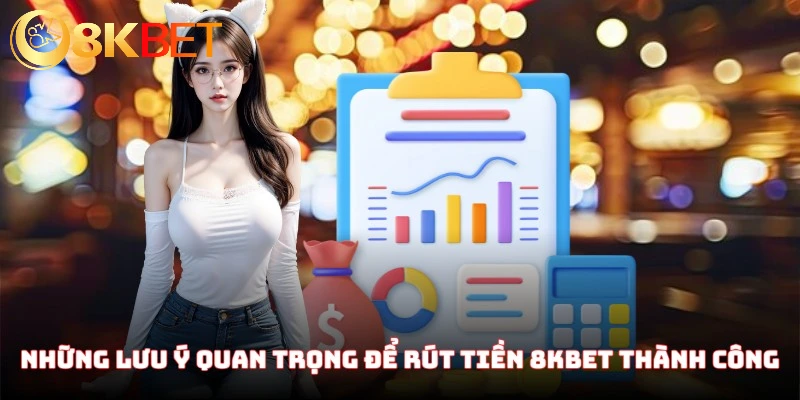 Rút Tiền 8KBET - Hướng Dẫn Chi Tiết Kèm Theo Các Lưu Ý 1 Điểm qua các lưu ý quan trọng để rút tiền 8KBET thành công